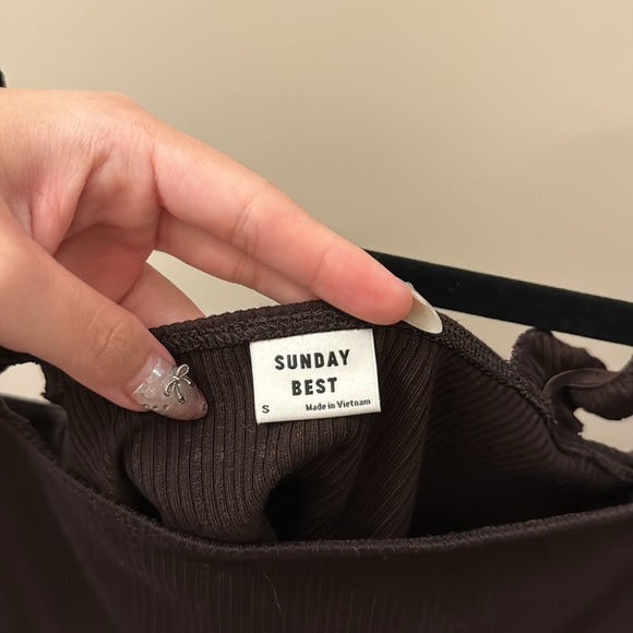 Aritzia Sunday Best Firecracker Tank - S - Picture 3 of 3